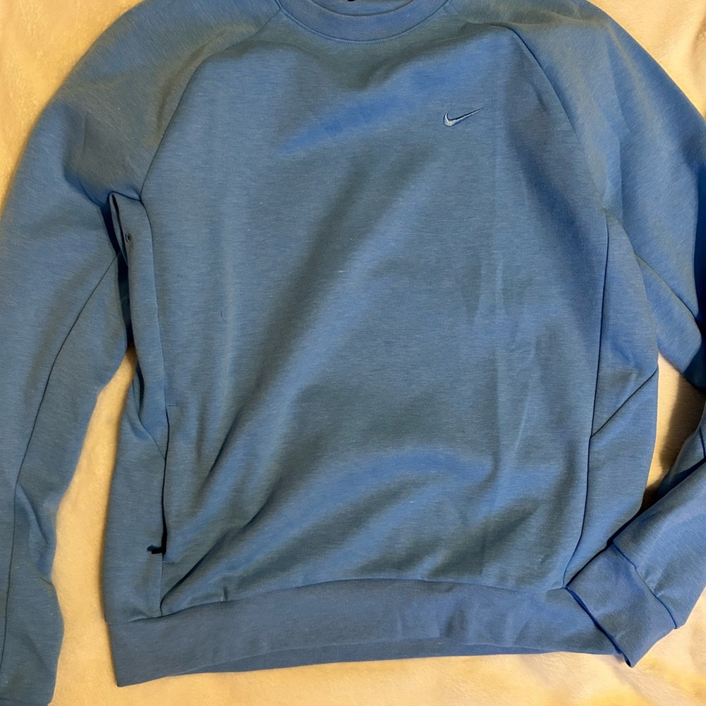 Nike Men's Sky Blue Crewneck Sweater